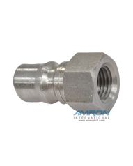 Hansen Two-Way Socket LL2-K16 - 2-HK 1/4 in. FNPT Plug in Stainless Steel (303)