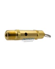Kingston Valves 115-4-100 115 ASME Code Safety Valve with Soft Seat - 1/2 in. NPT Set at 100 PSI