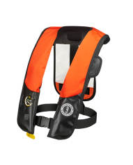 Mustang Survival Inflatable PFD with HIT (Auto Hydrostatic) - Orange/Black - Adult Universal