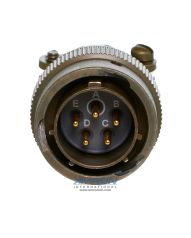 MS Connectors CONNECTOR; STRAIGHT PLUG 5 PIN MALE WITH STRAIN RELIEF