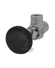 Hy-Lok NV3FA-4N-S-OS-S316 NV Series Soft Seat Needle Valve 1/4 In. FNPT - 316 SS, PTFE
