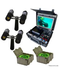 Outland Technology Complete Portable High Definition  Dual Diver Video System with Amron Radio OTI-UWS-3710/D