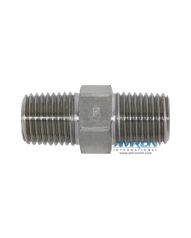 Parker 1/4 in. Pipe Nipple Stainless Steel FF-SS-1/4
