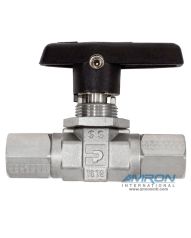 Parker B-Series Ball Valve 1/4 in NPT Female Stainless Steel 4F-B6LJ-SSP