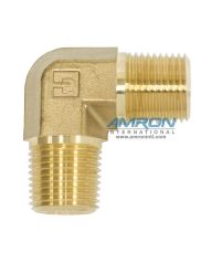 Parker CR Male Pipe Elbow Brass 1/2 inch NPT CR-B-1/2