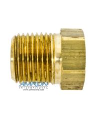 Parker PTR Pipe Thread Reducer 1/2 x 1/4 inch NPT - Brass - PTR-B-1/2X1/4