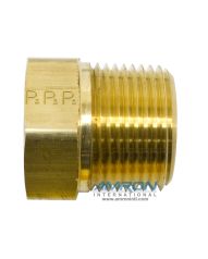 Parker PTR Pipe Thread Reducer 3/4 x 1/4 inch NPT– Brass - PTR-B-3/4X1/4