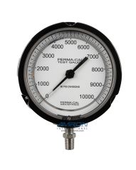 Perma-Cal 4.5IN. TURRET TEST GAUGE; .25% ACC FS;  0-10000 PSI; BLK; 1/4 MNPT BTM FTG PER-101TTM17A21