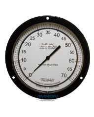 8.5in. Pneumo Depth Gauge 0.25% Accuracy 70 FSW / 21 MSW