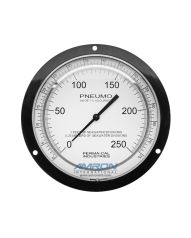 Perma-Cal 8.5in. Pneumo Depth Gauge 0.25% Accuracy; 76 MSW/250 FSW Dual Scale