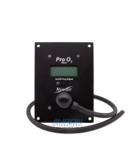 Nuviar NUV-9612-DP Pro 02 Alarm Panel Mount Oxygen Analyzer DIN Power Adjustable Hi/Low Alarm Relay Capabilities