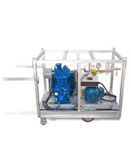 Nuvair Q-325E.3 Quincy 325 5 hp TEFC WEG Electric Compressor Climate Control Low