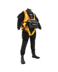 Northern Diver R-Vest Backpack Style Harness with Quick Release Weight Pockets and Saturation Bag - Standard Size 36-46 in. Chest R-VEST-B/P