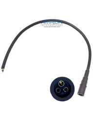 RMG-3-FS In-Line Rubber Molded Connector 3 Socket Female