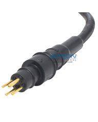 RMG-4-MP In-Line Rubber Molded Connector 4 Pin Male