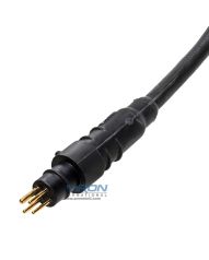 3H In-Line Rubber Molded Connector - 4 Pin Male