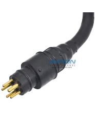 RMK-5-MP In-Line Rubber Molded Connector 5 Pin Male 