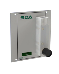 Analox SDA Flow Meter on Panel Mount Plate w/O2 Label