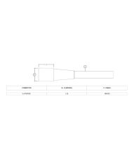 SEA CON In-Line Wet-Con Connector - 8 Socket Female IL-8-FS Dimension Details