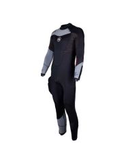 Aqua Lung DynaFlex Fullsuit Backzip Wetsuit Men's 7 MM in Black / Red SU7580106X