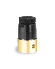 Tescom 04-1B1EAANNZ Pressure Reducing Regulator Brass, Inlet 3500 PSIG, Outlet 0-30 PSIG, 1/4 In. NPTF, Cv 0.06, No Gauge Ports, With Panel Mounting