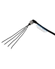 Crouse Hinds 41R04 NPT Right-Angle Penetrator; 1/2 in. NPT; SS Body; 4 Conductors; LP Side 12 in. 16 AWG Leads