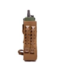 Tactical Tailor Fight Light PRC 152 Radio Pouch Coyote Brown - Back View TT-10086LW-14