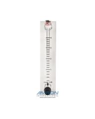 Dwyer  Visi-Float Flowmeter - 4 in. Scale - LPM Air - .2-4 Range - Stainless Steel Metering Valve and Connections VFB-65-SSV
