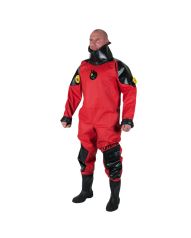 Viking Haztech Red/Black Thermoplastic Polyurethane Drysuit with Superlight 27/17K/37/47/57/67/77 Yoke with Neoprene Boots