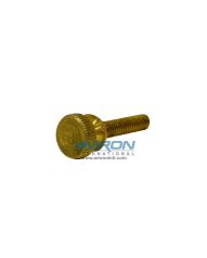 Amron Knurled Thumb Screw Brass 3/4 inch 8-32X3/4KTSB