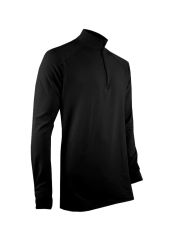 XGO Heavyweight Performance Zip Mock (PH4) Non-Flame Resistant in Black, Small