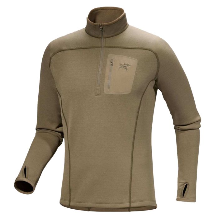 Arc'teryx Cold WX Zip Neck SV Men's in Crocodile, X000004869