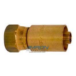 FPBSF/T/08-08JIC - #8 JIC Phosphor Bronze Fitting - 1/2" ID - Installed