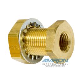 Parker Anchor Coupling 1/4 inch FNPT 1.5 inch length - Brass 207ACBH-4 ...
