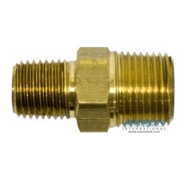 Parker Reducer Nipple 3/8 inch x 1/4 inch NPT – Brass 216P-6-4 | Amron ...